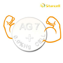 Carica l'immagine nel visualizzatore di Gallery, Starcell SR927SW LR927 AG7 SR929SW 395 399 1,55 V batterie a bottone