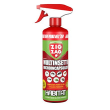 Carica l&#39;immagine nel visualizzatore di Gallery, Zig Zag, Insetticida, Habitat, Multinsetto, Inodore, Ideale Per Cimici, Mosche, Zanzare, Scarafaggi, Formiche, Zecche, Prodotto A Lento Rilascio, Ml 500, Bianco, ‎6.8 x 6.8 x 6.8 cm; 10 grammi