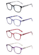 Carica l&#39;immagine nel visualizzatore di Gallery, Occhiali da Lettura 4 Pacco di Cerniere a Molla +1.25, 4 Pacchi Colore Misto - Ilgrandebazar