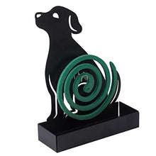 Carica l'immagine nel visualizzatore di Gallery, Baroni Porta Zampirone in Metallo Cane Nero. Portazampirone da interno o da esterno 14x5x19 cm