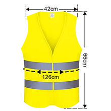 Carica l&#39;immagine nel visualizzatore di Gallery, Giacche e Gilet Alta visibilità,2 Pezzi EN 471Gilet/Giubbotto di Sicurezza...