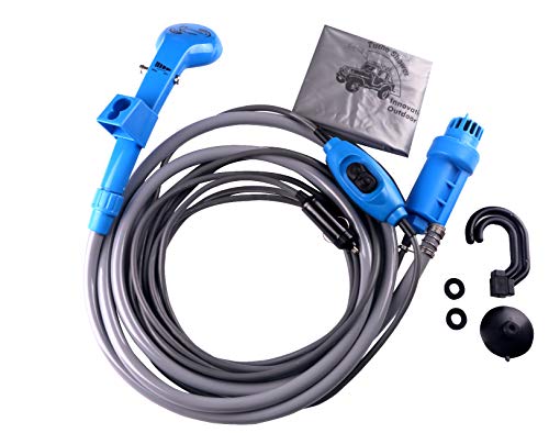 12V Irrigatore da giardino Doccia da campeggio Rondella per auto portatile Doccia per auto Pompa