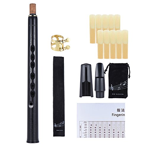 ammoon Mini Saxophone Bb Sax Portatile con Bocchini Alto 10 Pezzi Ancia... - Ilgrandebazar