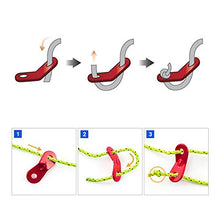 Carica l'immagine nel visualizzatore di Gallery, 20 Pezzi Tendicatena in lega di Alluminio Tenditore per Corda Antiscivolo...