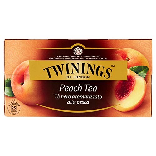 Twinings - Tè nero, aromatizzato alla pesca - 50 g