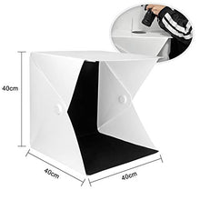 Carica l&#39;immagine nel visualizzatore di Gallery, Yorbay Mini Studio Fotografico Pieghevole Portatile, 10 40 x 40 x 40 cm