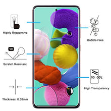 Carica l'immagine nel visualizzatore di Gallery, NEW'C 3 Pezzi, Vetro Temperato per Samsung Galaxy A51, Pellicola Prottetiva Anti Graffio, Anti-Impronte, Senza Bolle, Durezza 9H, 0,33mm Ultra Trasparente, Ultra Resistente