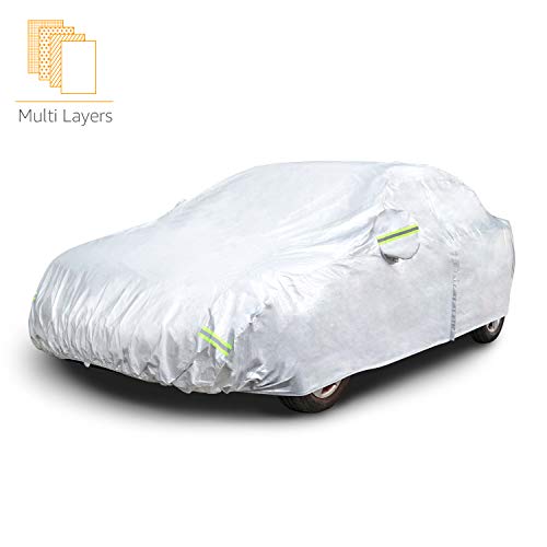 AmazonBasics - Telo copriauto argentato, resistente Per berline fino a 430 cm - Ilgrandebazar