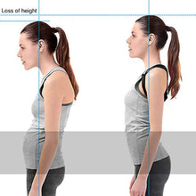 Carica l'immagine nel visualizzatore di Gallery, isermeo Postura Schiena Correttore, Fascia Spalle Posturale, Regolabile...