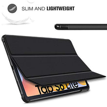 Carica l&#39;immagine nel visualizzatore di Gallery, IVSO Custodia Cover per Samsung Galaxy Tab S6 Lite, Slim Smart Nero