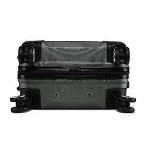Kono Leggero bagaglio a mano ABS 4 Ruote Valigia Rigida 55x40x22 cm Grigio