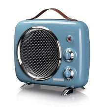 Carica l'immagine nel visualizzatore di Gallery, Ariete 808, Termoventilatore Vintage, Freddo e Caldo, Termostato regolabile, Maniglia per facile trasporto, 2000 W, Celeste