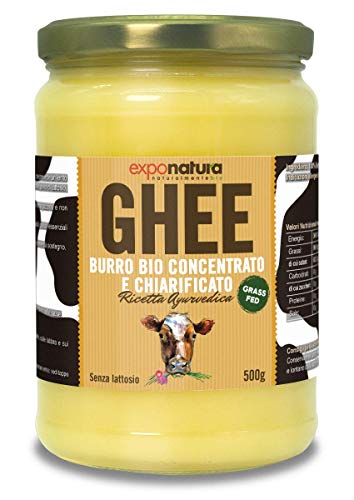 Ghee biologico 500g - burro chiarificato secondo l’antica ricetta Ayurvedica...