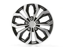 Carica l&#39;immagine nel visualizzatore di Gallery, Unitec 75569 Copricerchi Daytona, Set di 4, Nero / Argento, 16 Pollici 16&quot; - Ilgrandebazar