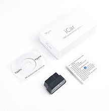 Carica l&#39;immagine nel visualizzatore di Gallery, vgate Nero Bluetooth3.0 iCar 2 Bluetooth, Schwarz/Schwarz
