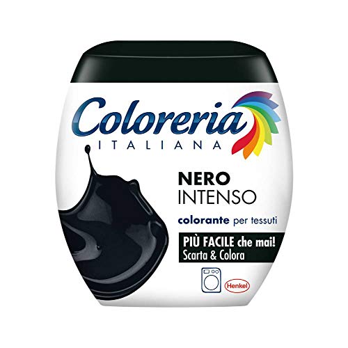 Coloreria Italiana Grey Colorante Tessuti e Vestiti in Nero Intenso