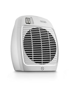 De'Longhi Termoventilatore HVA 0220, Solamente per Riscaldamento, 1000/2000 W, Per stanze fino a 60 m³, Bianco