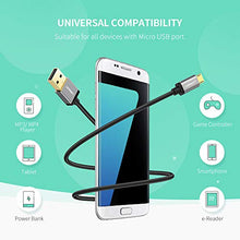 Carica l&#39;immagine nel visualizzatore di Gallery, UGREEN Cavo Micro USB Ricarica Rapida 2.4A, in Nylon 1M, Nero - Ilgrandebazar
