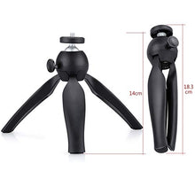 Carica l&#39;immagine nel visualizzatore di Gallery, Mini treppiede con supporto per cellulare, rotazione a 360°, Rosso