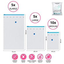 Carica l&#39;immagine nel visualizzatore di Gallery, Sacchetti Sottovuoto Vestiti Set di 20 Pezzi - Sacchi Salvaspazio 20