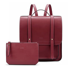 Carica l&#39;immagine nel visualizzatore di Gallery, ECOSUSI Borsa Messenger Donna Laptop in PU Pelle Morbido Borsa...