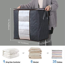 Carica l'immagine nel visualizzatore di Gallery, Lifewit Borsa Porta Abiti Grande capacità con Manico Rinforzato Grigio