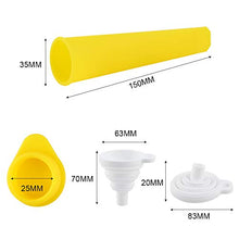 Carica l&#39;immagine nel visualizzatore di Gallery, GOLDGE Stampo per Ghiaccioli, Set di 6 Stampi Ghiaccio in Silicone e 1...