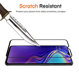 VGUARD 3 Pezzi Pellicola Vetro Temperato per Samsung Galaxy A50 / A50S / Nero