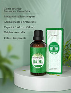 VicTsing Homasy Olio Essenziale Biologici Puri Naturali - 50ml Oli - Ilgrandebazar