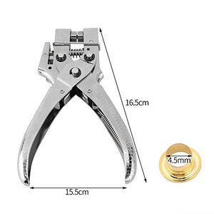 Pinza per Punzonatura a Foro in Ottone con 100 Fori in...