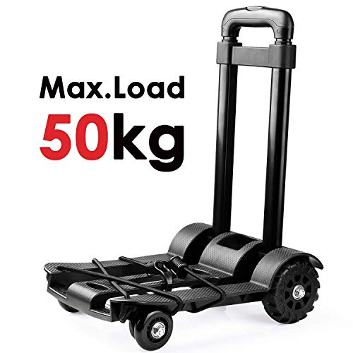 Amzdeal Carrello a Mano Pieghevole Portapacchi per il Trasporto... - Ilgrandebazar