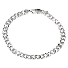 Carica l&#39;immagine nel visualizzatore di Gallery, Treasurebay braccialetto da uomo, a catena, in argento Sterling 925 – 8 mm... - Ilgrandebazar