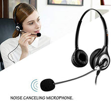 Carica l'immagine nel visualizzatore di Gallery, Wantek Cuffie USB Stereo con Microfono a Cancellazione del Binaural UC602