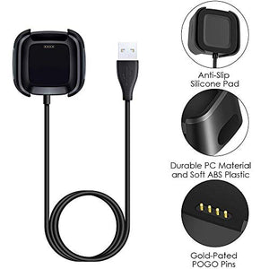 KIMILAR Compatibile Fitbit Versa/Versa Lite Caricabatterie Versa Cavo, 1 Pack - Ilgrandebazar