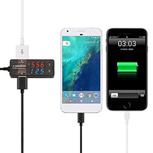 Carica l&#39;immagine nel visualizzatore di Gallery, X-DRAGON Doppio USB Digital Tester Detector Multimetro Monitor di Corrente e...