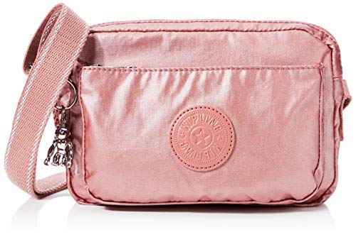 Kipling - Abanu, Borse a tracolla Donna Rosso (Metallic Rust)