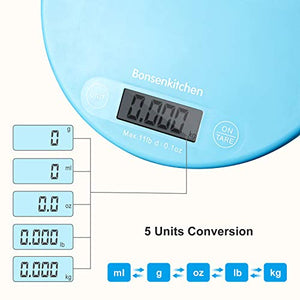 Bonsenkitchen bilancia da cucina/scala alimentare Bilancia per Blu - Ilgrandebazar