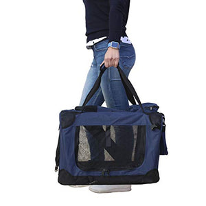 YATEK Scatola Pieghevole per Cani, con Dimensione S (49,5 x 34,5 x 35cm)