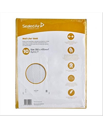 Sealed Air 103041284 Buste Imbottite a Bolle d’Aria Aircap, 10 Pezzi - Ilgrandebazar