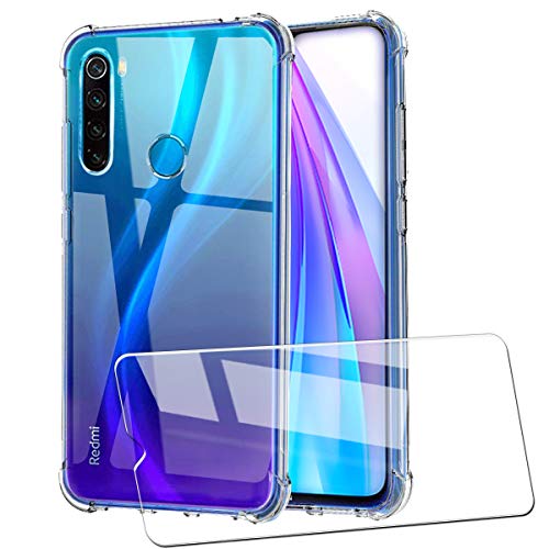 AILRINNI Cover per Xiaomi Redmi Note 8T - Pellicola Protettiva in Trasparente - Ilgrandebazar