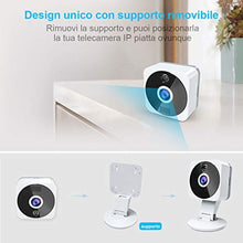 Carica l&#39;immagine nel visualizzatore di Gallery, Telecamera Wi-fi Interno Senza fili, NIYPS Full HD 1080P Videocamera bianco - Ilgrandebazar