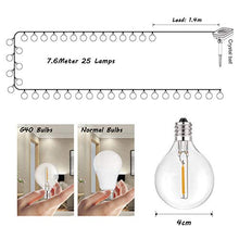 Carica l&#39;immagine nel visualizzatore di Gallery, Catena Luminosa Esterno LED, QXMCOV 15 Metro Luce Stringa 50 LED Lampadine