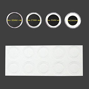 100pcs plastica portamonete rotondo moneta contenitore di stoccaggio e... - Ilgrandebazar