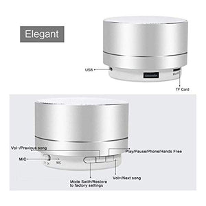 Altoparlante portatile Bluetooth con bassi potenti, gamma di connessione...