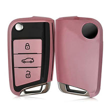Carica l'immagine nel visualizzatore di Gallery, kwmobile Cover Copri-Chiave Compatibile oro rosa brillante / nero