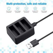 Carica l&#39;immagine nel visualizzatore di Gallery, Powerextra - Set di 3 batterie per caricabatterie a 3 canali, compatibile...
