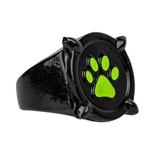Carica l&#39;immagine nel visualizzatore di Gallery, Mesky Miraculous - Anello da donna in lega di zinco con scritta&quot;Cat Noir&quot; - Ilgrandebazar
