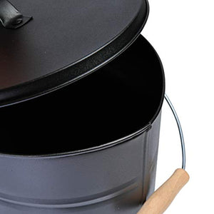 Kamino-Flam 333257 Contenitore per Carbone con Manico e Coperchio, Metallo,... - Ilgrandebazar