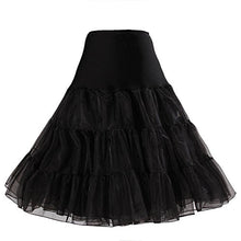 Carica l'immagine nel visualizzatore di Gallery, Boolavard 26" Retro 50s Underskirt Swing L-XL, 2 Pacchi (Nero + Bianco) - Ilgrandebazar