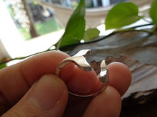 Carica l&#39;immagine nel visualizzatore di Gallery, ✿ ANELLO PIEGATO PIÙ RAPIDO ring anello dichiarazione bohemien argentato,...